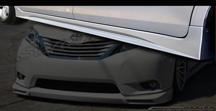 Custom Toyota Sienna  Mini Van Side Skirts (2011 - 2019) - $325.00 (Part #TY-042-SS)